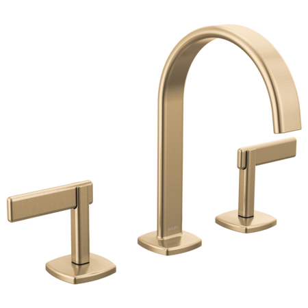 Brizo 65367LF-GLLHP-ECO Widespread Bathroom Faucet W/ Lavatory Lever Handle Kit 4