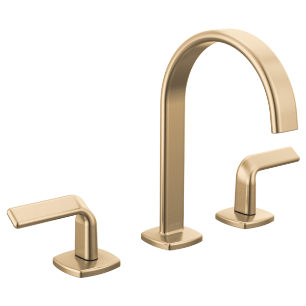 Brizo 65367LF-GLLHP-ECO Widespread Bathroom Faucet W/ Lavatory Twist Lever Handle Kit 3
