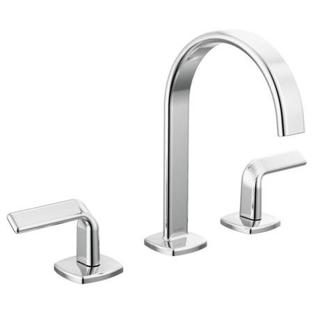 Brizo 65367LF-GLLHP-ECO Widespread Bathroom Faucet W/ Lavatory Twist Lever Handle Kit 5