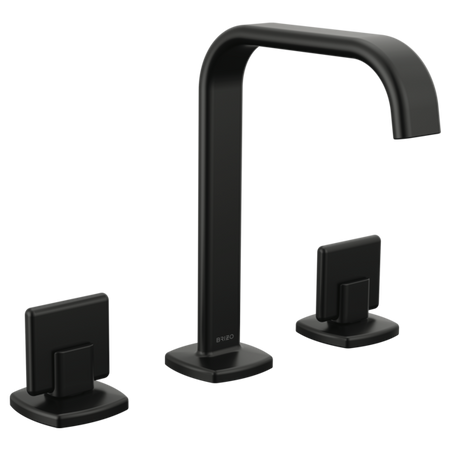 Brizo 65368LF-GLLHP-ECO Widespread Lavatory Faucet with Square Spout W/ Knob Handle Kit 1