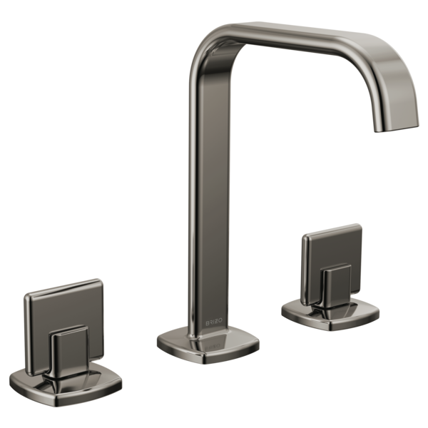 Brizo 65368LF-GLLHP-ECO Widespread Lavatory Faucet with Square Spout W/ Knob Handle Kit 2