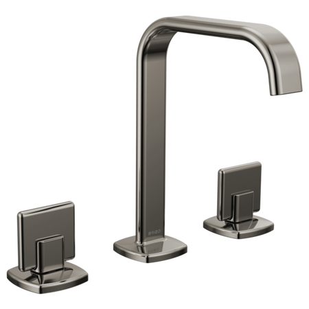 Brizo 65368LF-GLLHP-ECO Widespread Lavatory Faucet with Square Spout W/ Knob Handle Kit 2