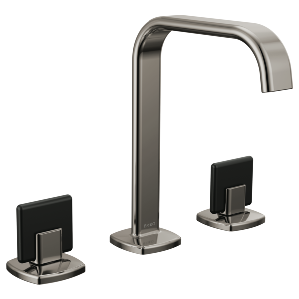 Brizo 65368LF-GLLHP-ECO Widespread Lavatory Faucet with Square Spout W/ Knob Handle Kit 3