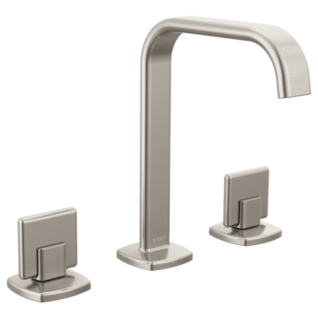Brizo 65368LF-GLLHP-ECO Widespread Lavatory Faucet with Square Spout W/ Knob Handle Kit 6