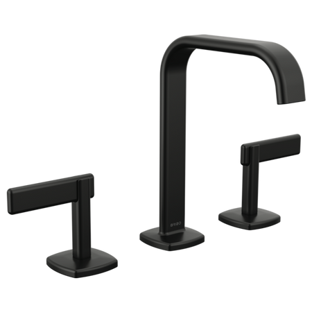 Brizo 65368LF-GLLHP-ECO Widespread Lavatory Faucet with Square Spout W/ Lever Handle Kit 1