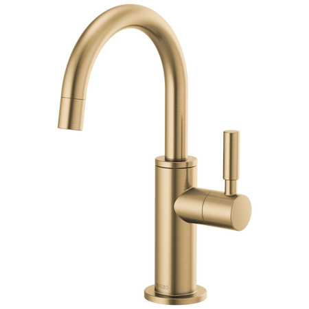 Brizo 61320LF-C-GL Beverage Faucet with Arc Spout, Luxe Gold 1