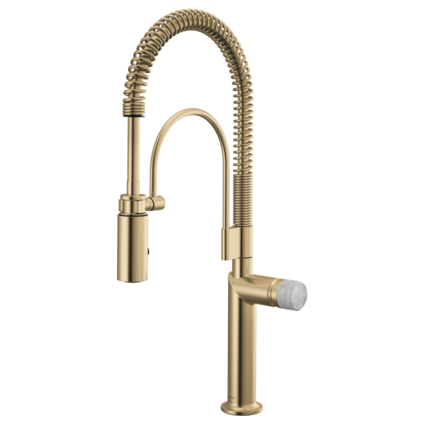 Semi-Professional Kitchen Faucet W/ Concrete Knob Handle Kit 2