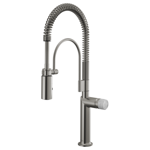 Semi-Professional Kitchen Faucet W/ Concrete Knob Handle Kit 6
