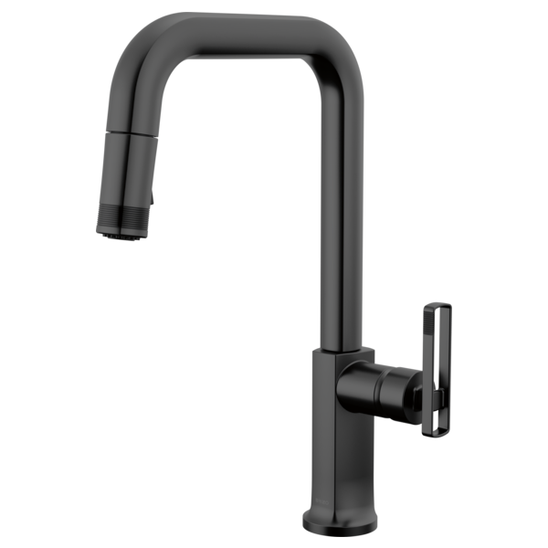 Brizo 63007LF-BNXLHP-L Kitchen Faucet with Pull-Down Spray W/ Faucet Knob Handle Kit 2