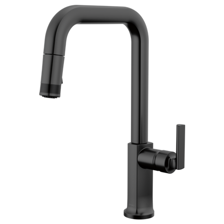 Brizo 63007LF-BNXLHP-L Kitchen Faucet with Pull-Down Spray W/ Faucet Lever Handle Kit 2