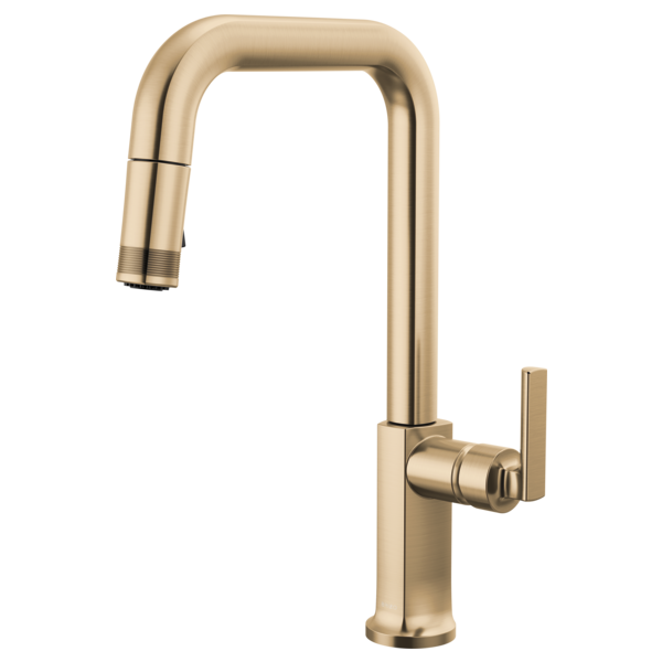 Brizo 63007LF-BNXLHP-L Kitchen Faucet with Pull-Down Spray W/ Faucet Lever Handle Kit 3