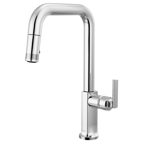 Brizo 63007LF-BNXLHP-L Kitchen Faucet with Pull-Down Spray W/ Faucet Lever Handle Kit 4