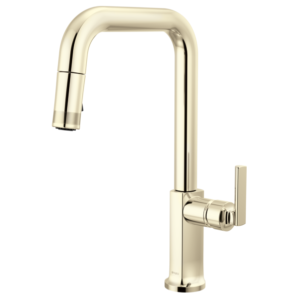 Brizo 63007LF-BNXLHP-L Kitchen Faucet with Pull-Down Spray W/ Faucet Lever Handle Kit 5