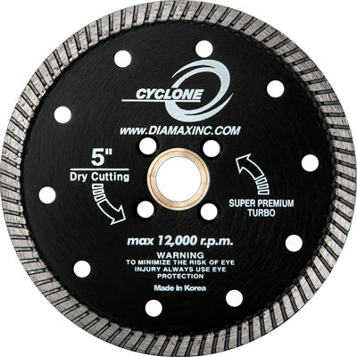 Diamax Cyclone Turbo Blade (wet or dry) 4in to 7in