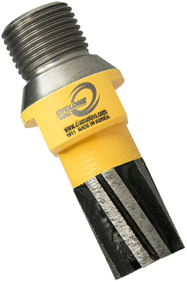 Diamax-20mm x40L mm Cyclone Ultra Finger Bit Twin Segment 1