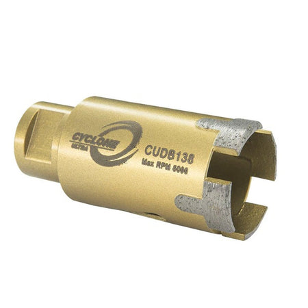 Diamax 5/8in to 3in Cyclone Ultra Core Wet/ Dry Core Bit and Dry Thin