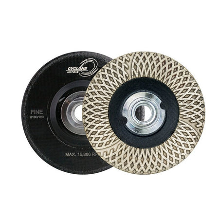 Diamax-4" Cyclone Ultra Fiber Cup Wheel Medium 1