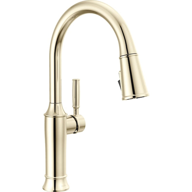 Delta Renaldi Single Handle Pull-Down Kitchen Faucet in Lumicoat 3