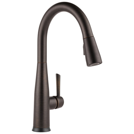 Delta Arctic Stainless single handle pull-down kitchen faucet with Touch2O® technology, featuring a sleek modern design.