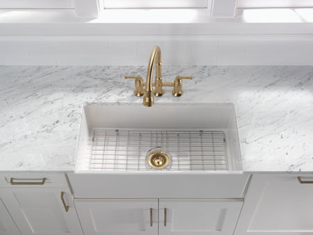 Delta 72010-CZ Kitchen Sink Flange & Strainer – Champagne Bronze 2