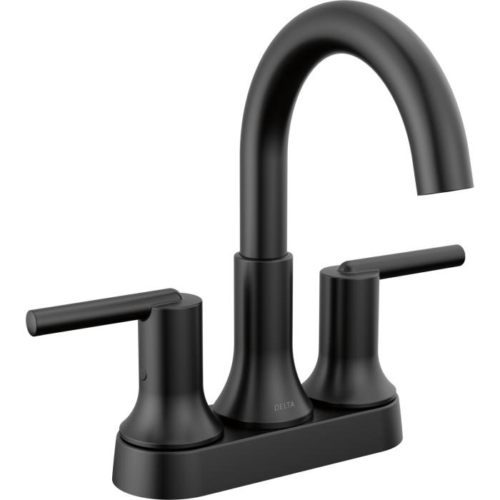Delta Trinsic Bathroom Faucet 2559 Series – Matte Black & Champagne Bronze Finish 1
