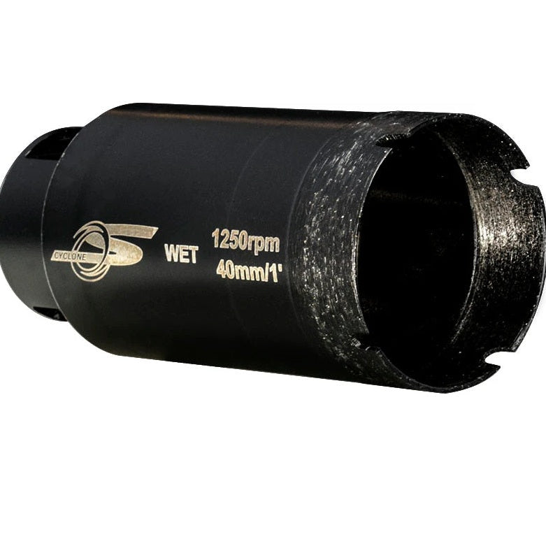 Diamax 1 1/4in to 1 1/2in Cyclone S Thin Wall Core Bit  5/8-11 Thread