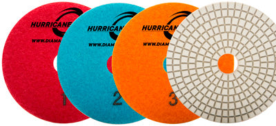 Diamax-4" Hurricane ES White Resin Wet Only 3-Step #3 2