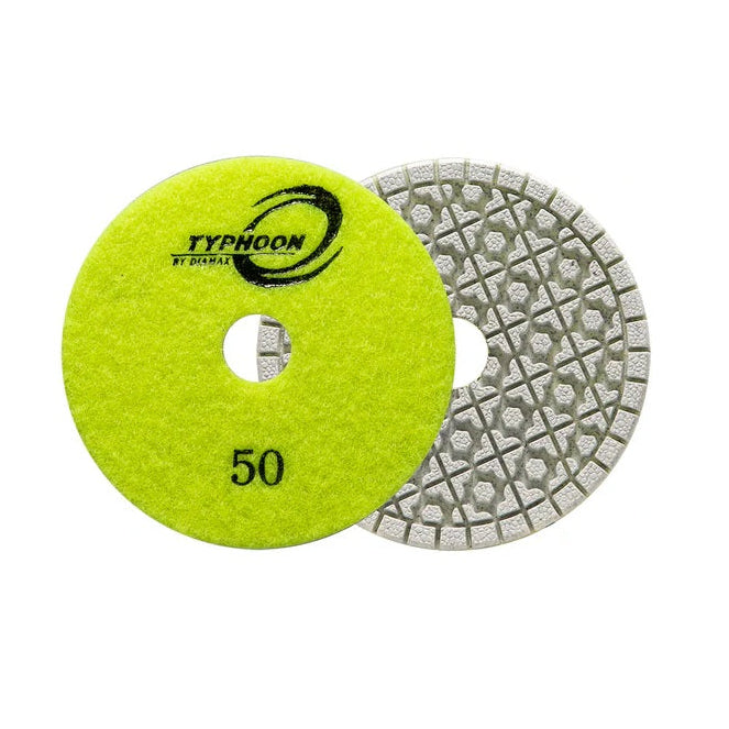 Diamax-4" Typhoon  ES White Resin 7-Step  3000grit