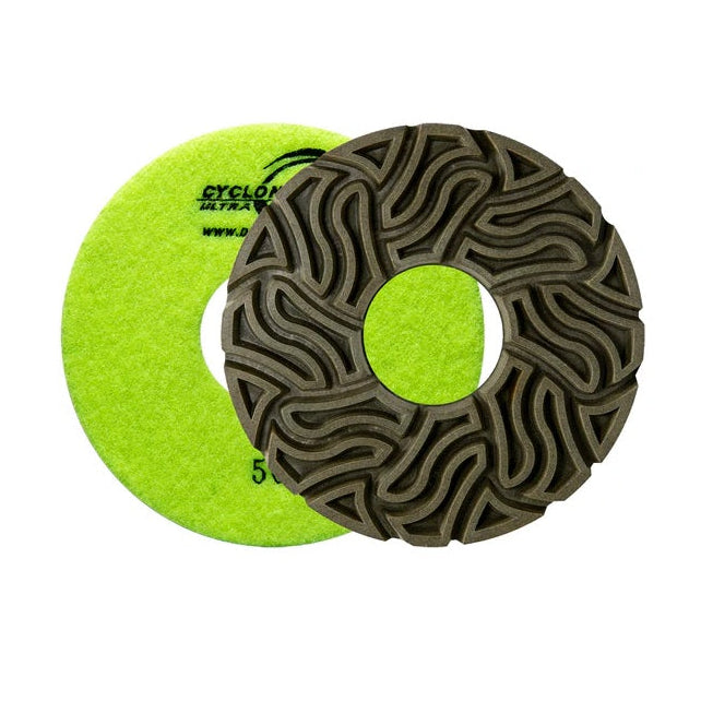 Diamax 5in to 6in Cyclone Ultra Straight Edge Velcro 50-3000 grit 8mm
