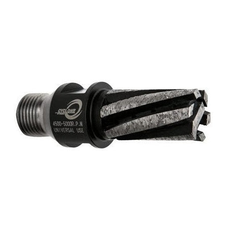 Diamax-1 5/8" Cyclone Finger Bit Reverse Thread 7 seg w/ Bottom Seg.