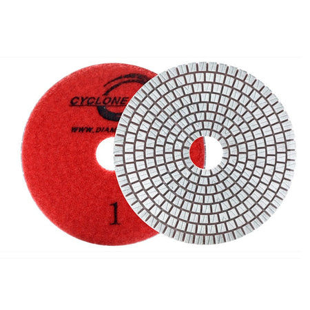 Diamax-4" Cyclone Engineered Stone Polishing Pad #1 1