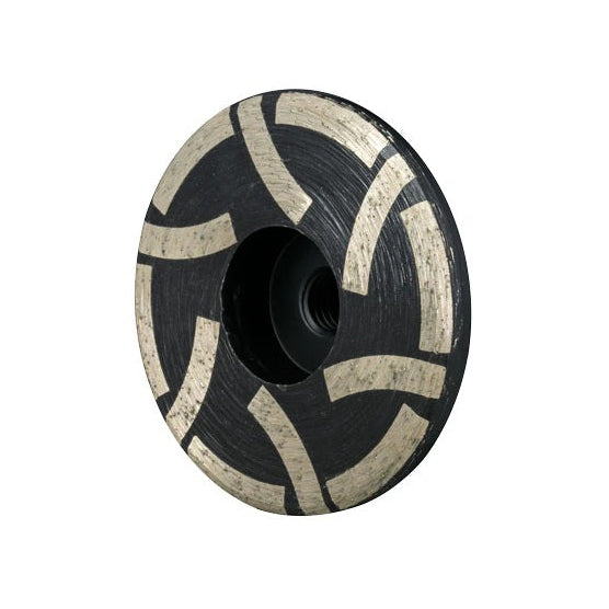 Diamax- 4" Flat Resin Cup Wheel No Water Channel Medium