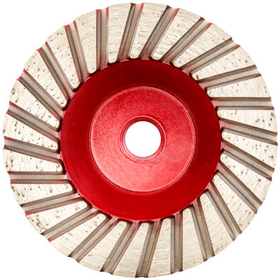 Diamax-4" Hurricane Cup Wheel Fine  polishing pad 