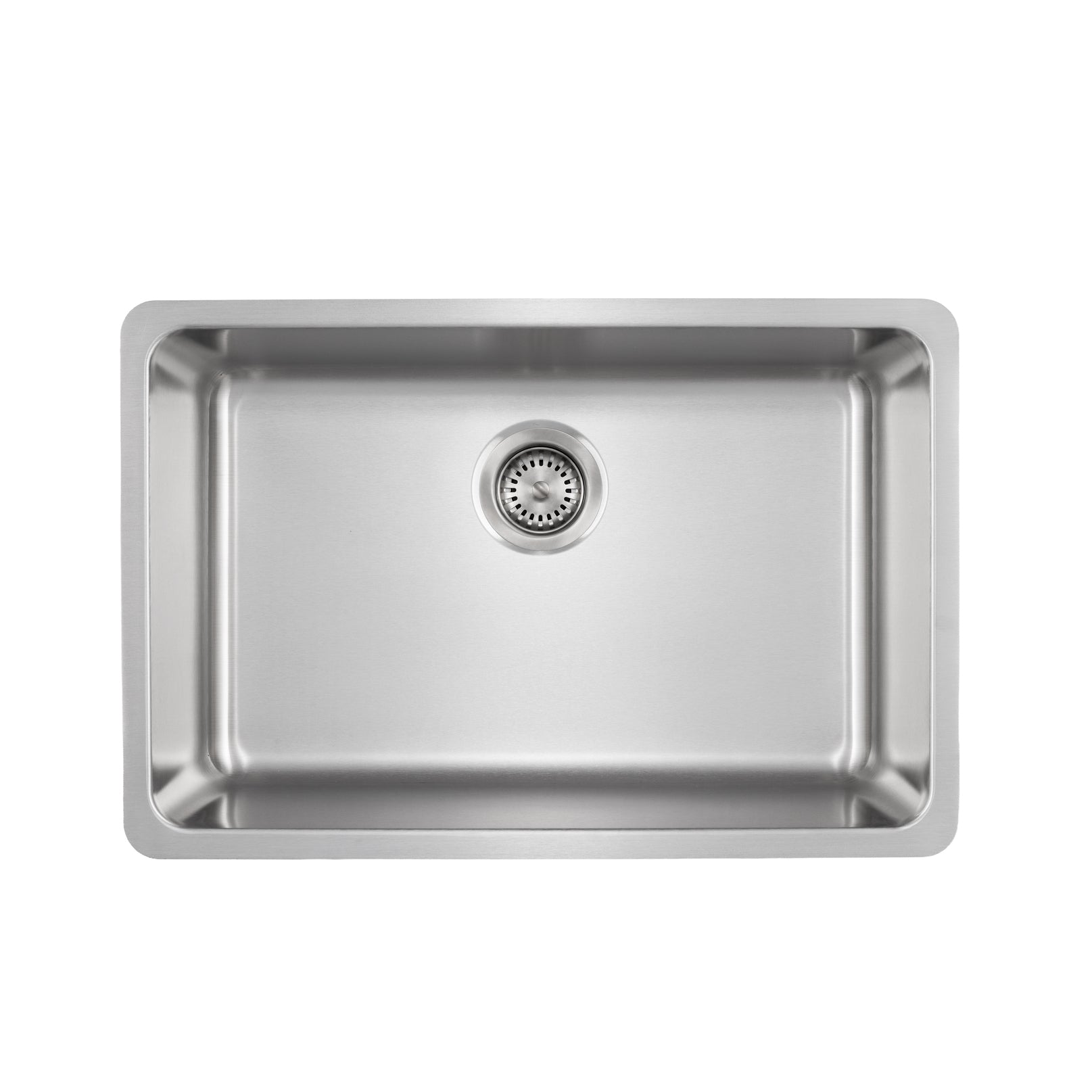 Jade-Opal 18 Gauge Single Bowl Undermount Kitchen Sink, Radial Corners, 32x18x9 1