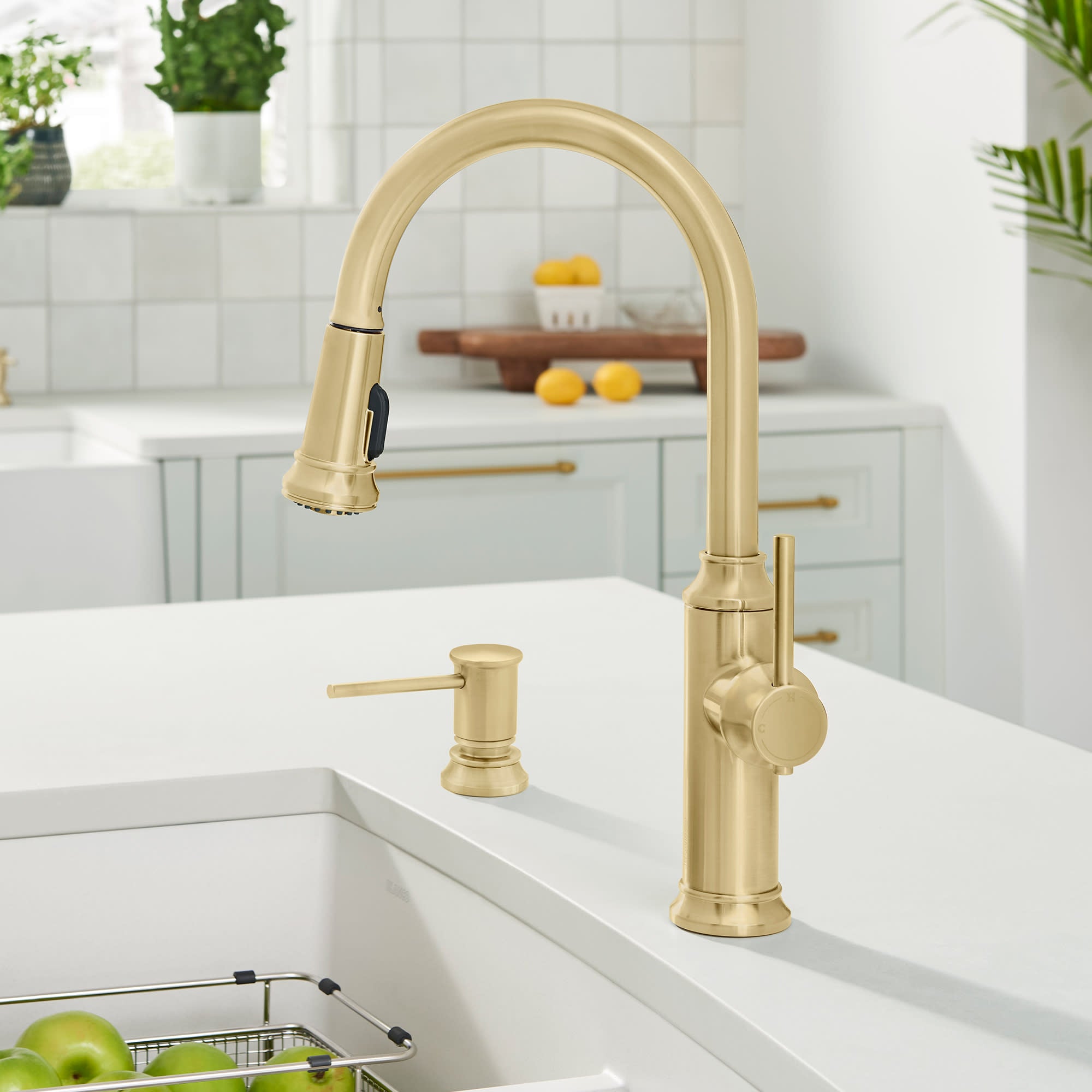 Blanco Empressa High-Arc Pull-Down Dual-Spray Kitchen Faucet 10