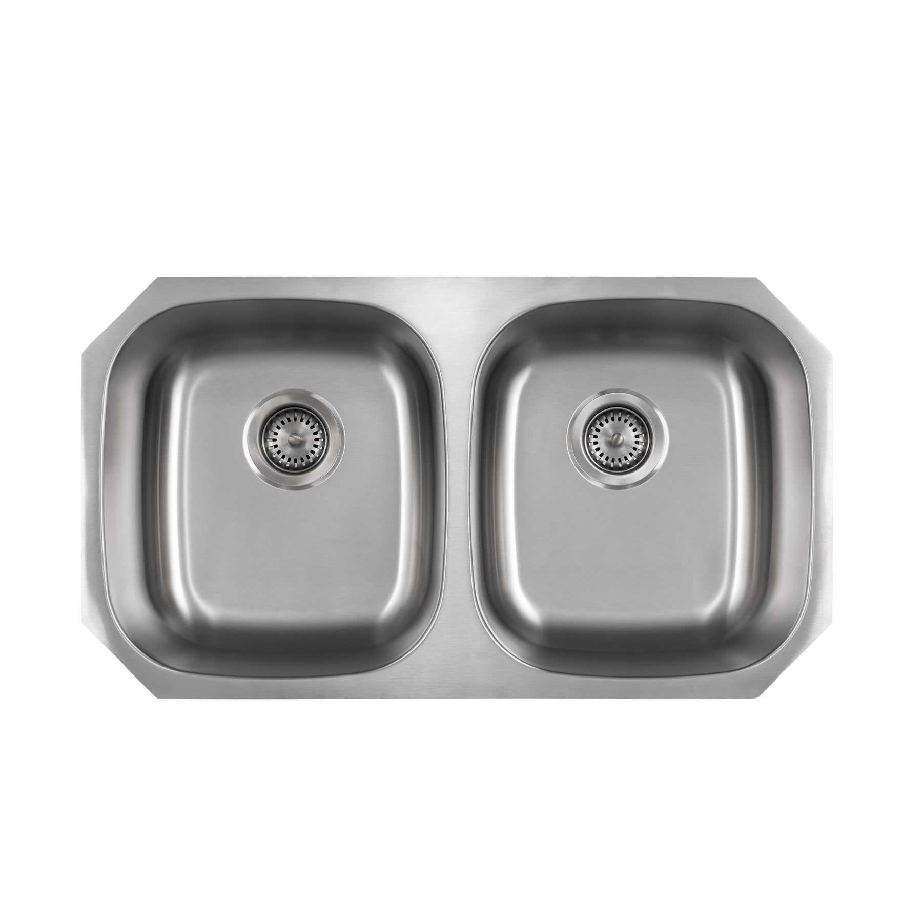 Liberty- Houston 18 Gauge 5050 Undermount Kitchen Sink, Radial Corners, 32x18x9 1