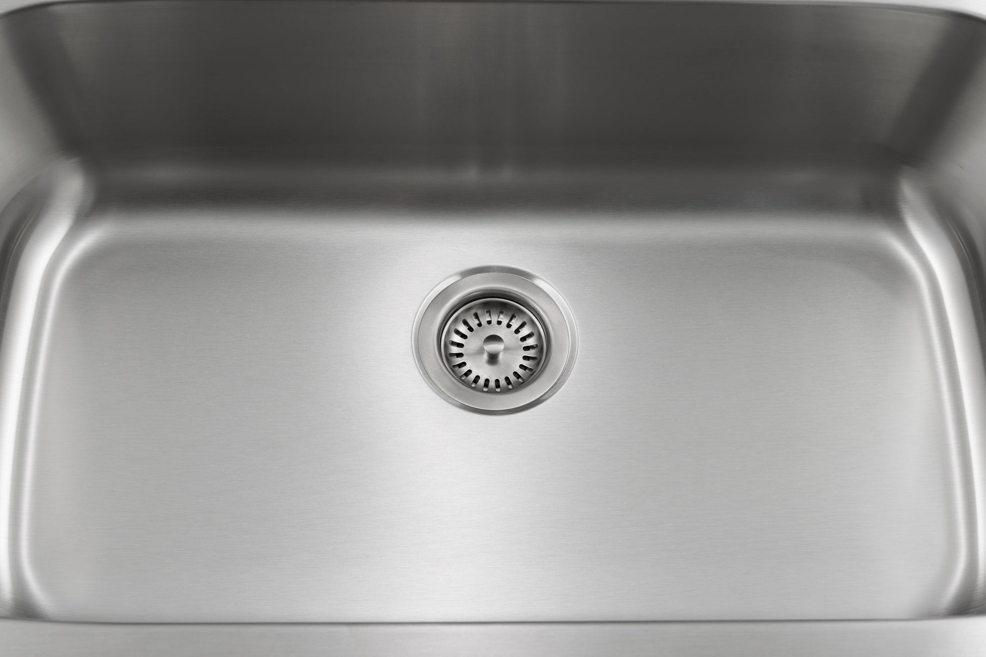 Liberty- Miami 18 Gauge Single Bowl Undermount Kitchen Sink, Radial Corners, 32x18x9 3