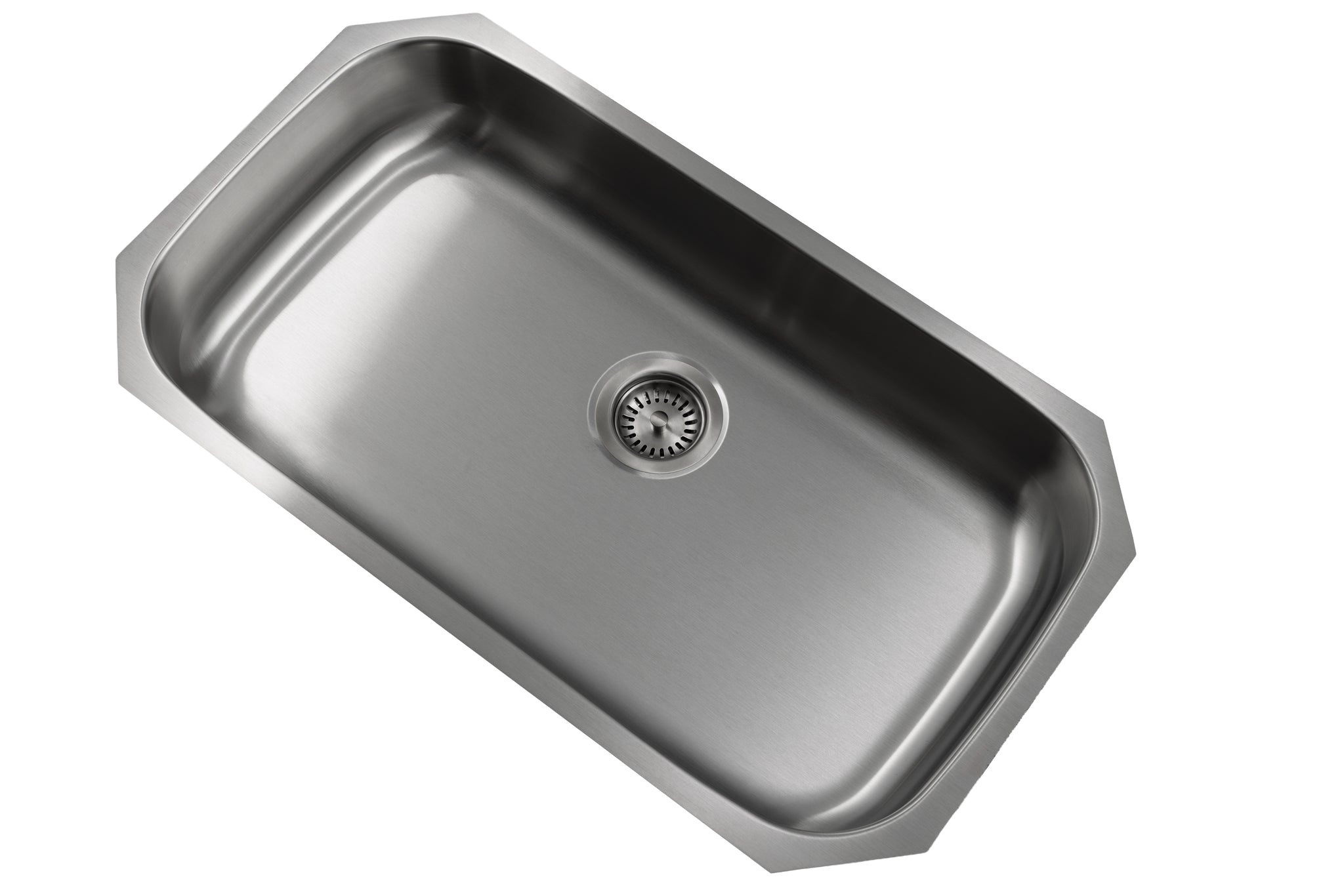 Liberty- Miami ADA 18 Gauge Single Bowl Undermount Kitchen Sink ADA, Radial Corners, 32x18x6 3