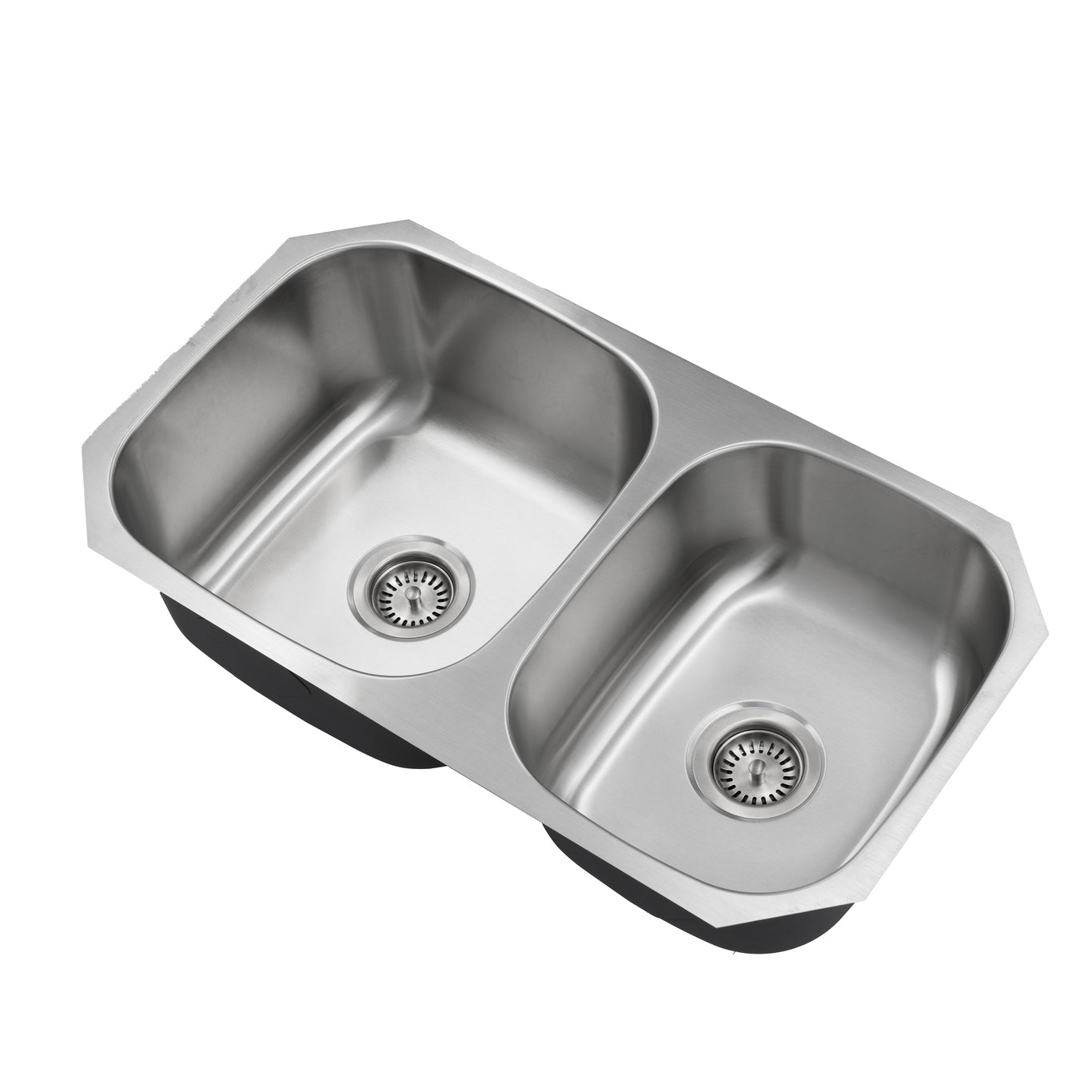 Liberty- Raleigh 18 Gauge 6040 Reversible Undermount Kitchen Sink, 32x8x9/9 5