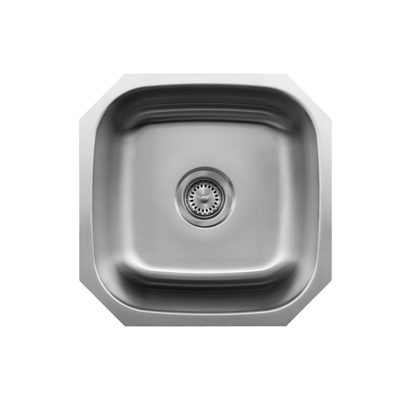 Liberty- Tampa 18 Gauge Single Bowl Undermount Bar Sink, 18x18x9 1