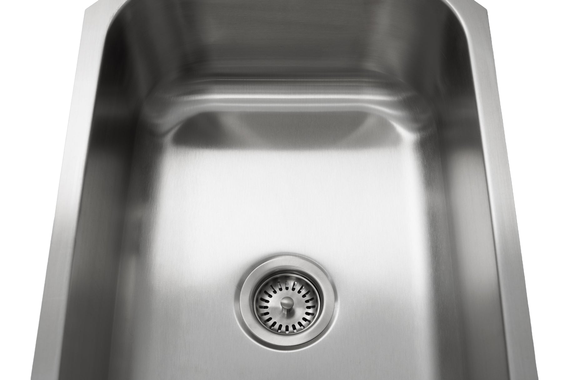 Liberty-Tulsa 27 18 Gauge Single Bowl Undermount Kitchen Sink, Radial Corners, 27x18x9 3