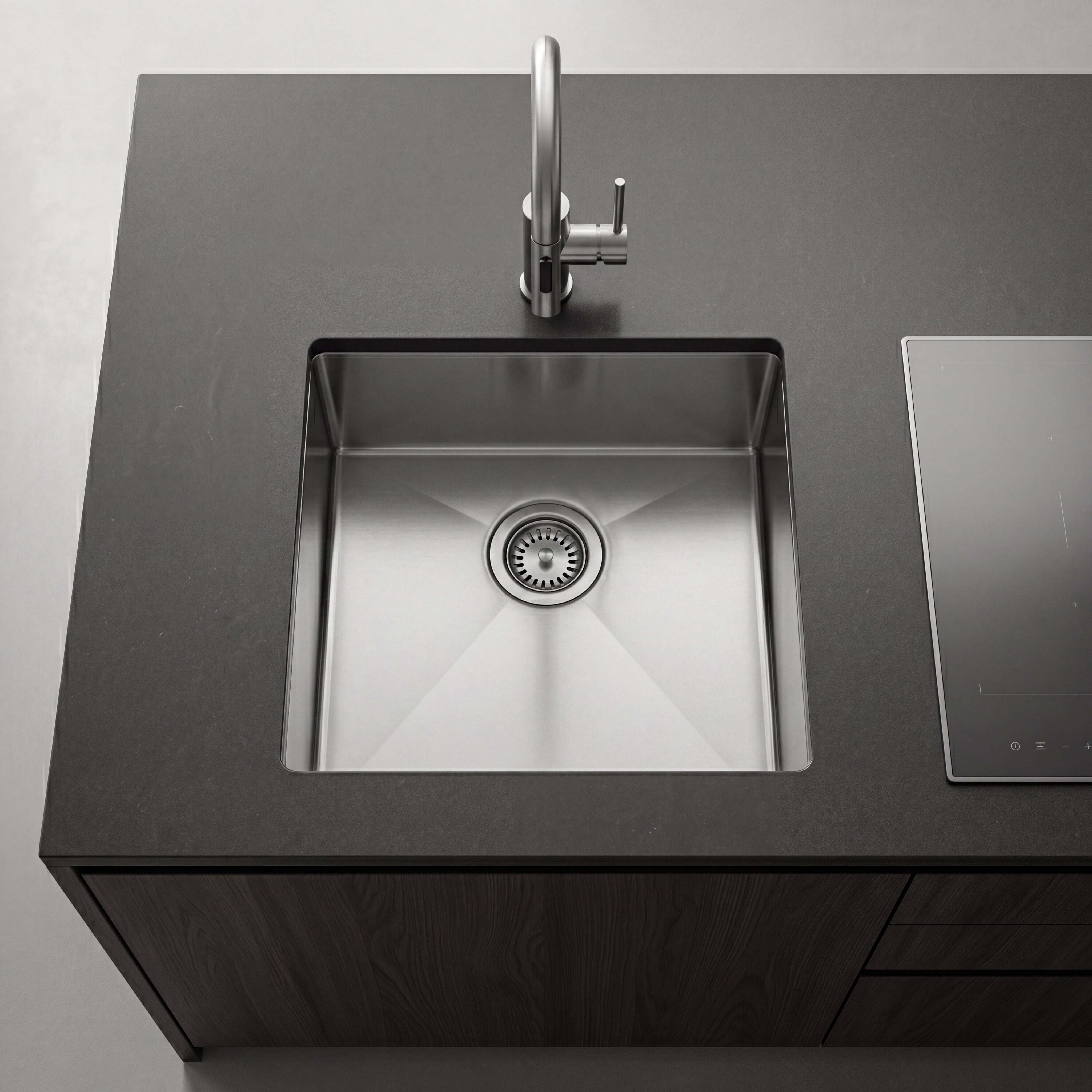 Master Chef - Armada  18" Bar/Prep Size Stainless Steel Sink with Nanized Finish 8