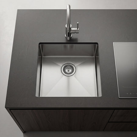 Master Chef - Armada  18" Bar/Prep Size Stainless Steel Sink with Nanized Finish 8