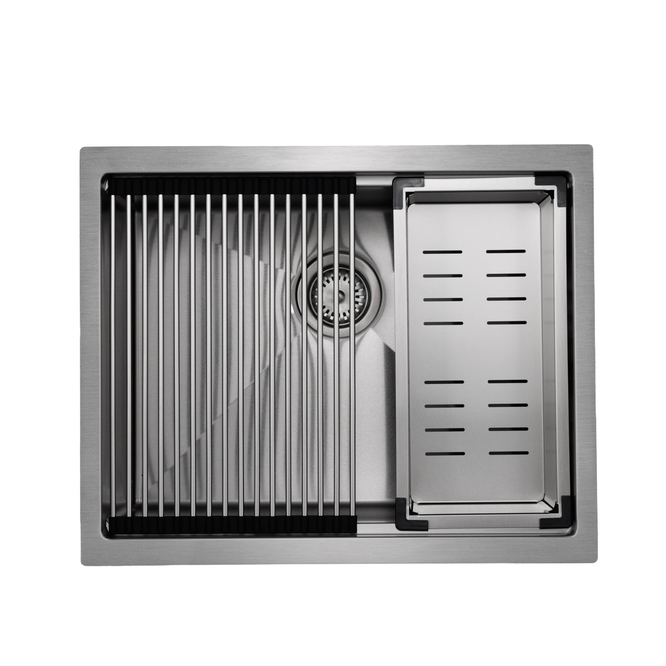 Master Chef - Armada  24" Prep Size Stainless Steel Kitchen Sink with Nanized Finish 3