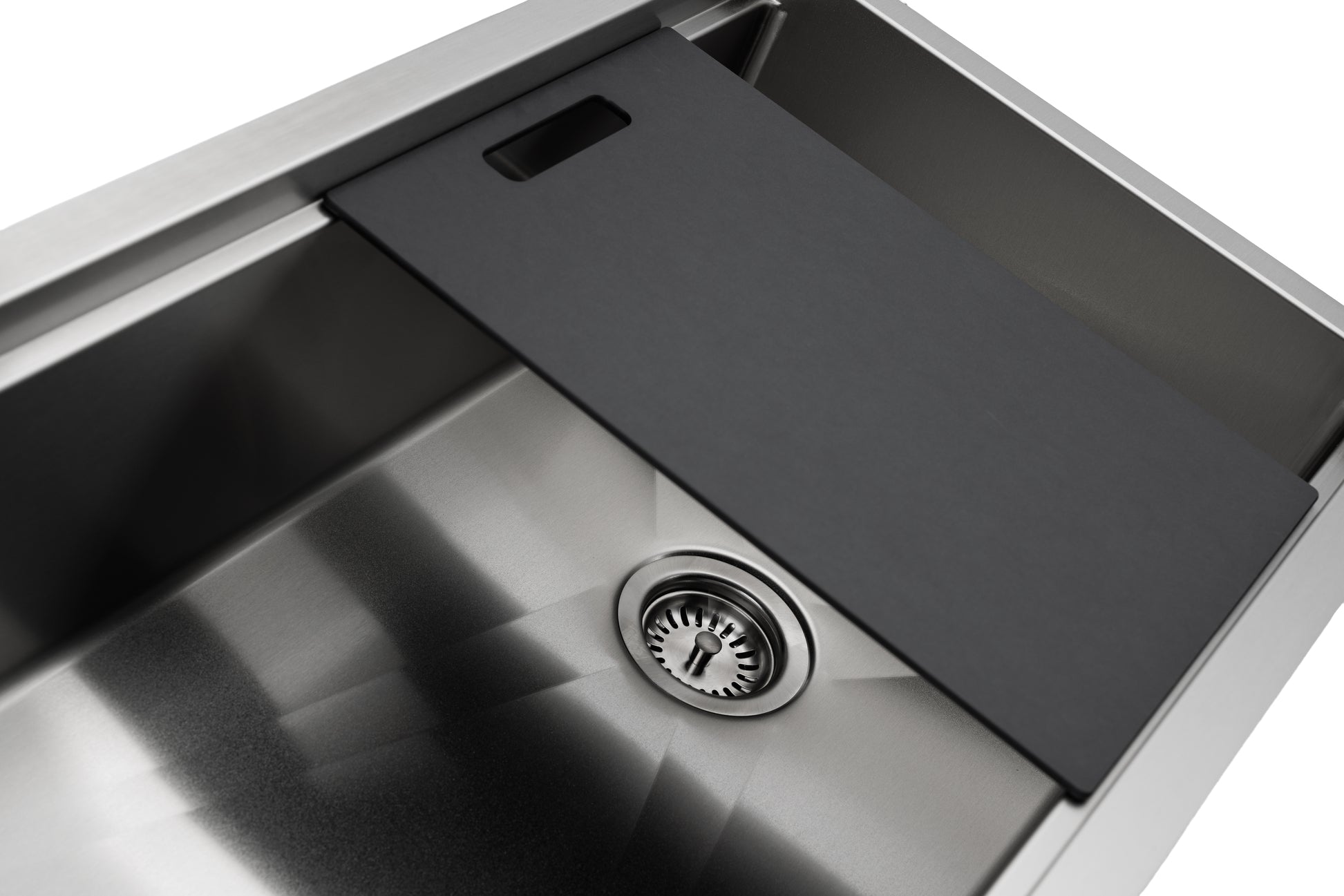 Master Chef - Armada  33" Stainless Steel-Culinary Sink w/offset Drain Antibacterial/cut Resist coated33.5x19.5x10 7