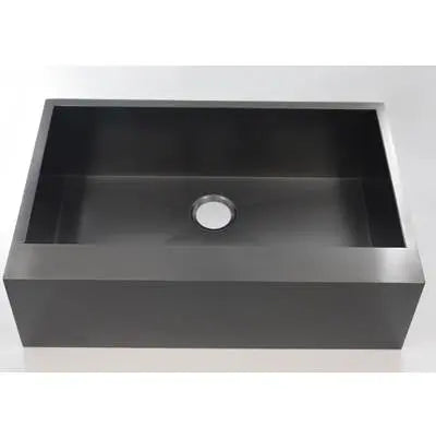 Master Chef- Belfort 33 GunMetal Black-Culinary Stainless Steel Straight 33x20x10 Master Chef