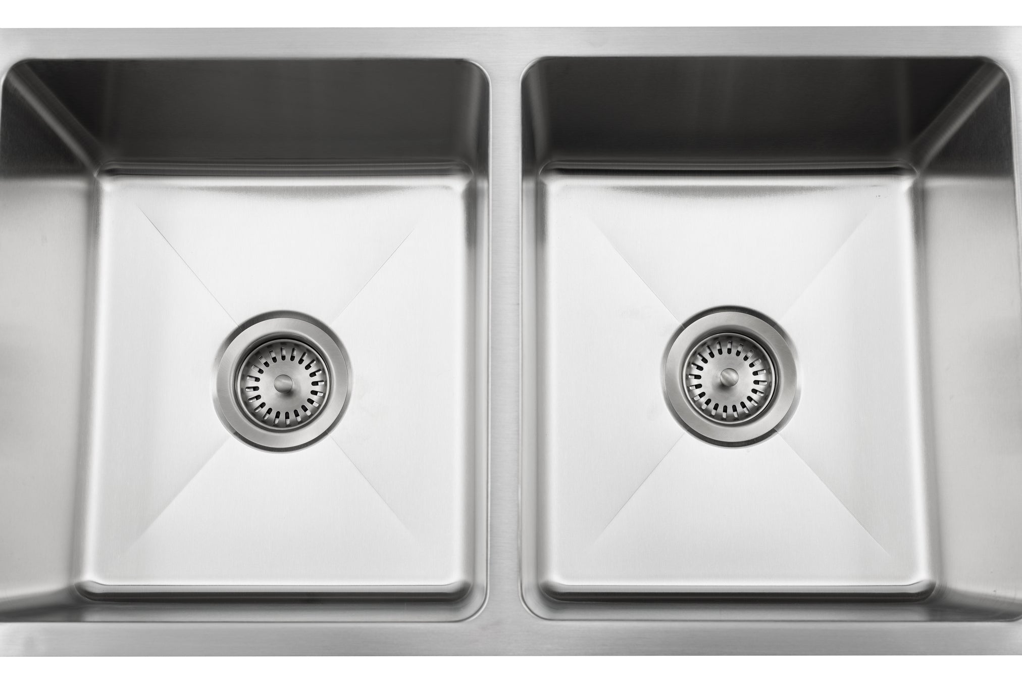 Master Chef-Cholet 16 Gauge 5050 Stainless Kitchen Sink, Radial Corners, 31x18x9/9 3