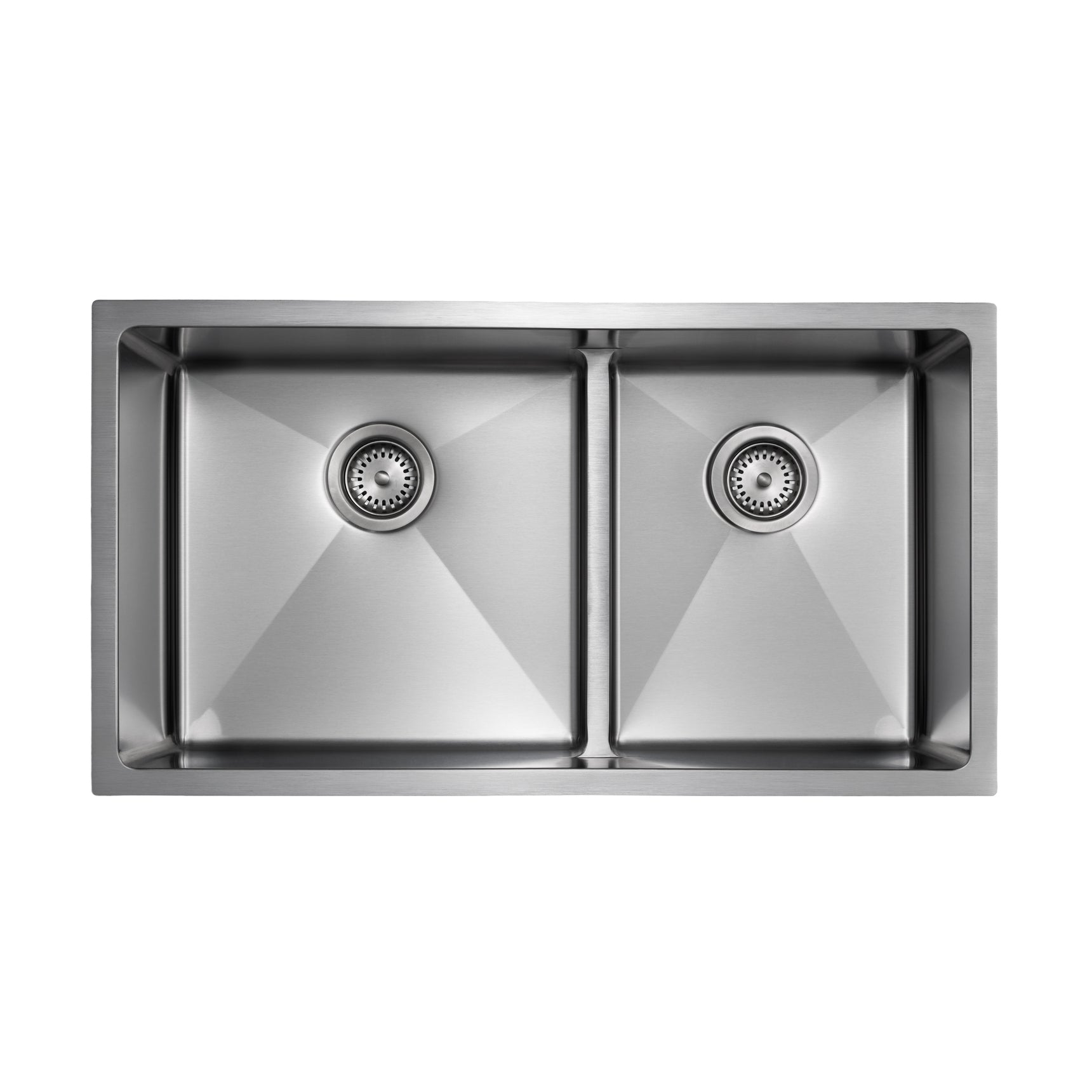 Master Chef - Orleans Half-Divide 15 G Stainless Steel Lower Divider Sink - RADIAL CORNERS 1