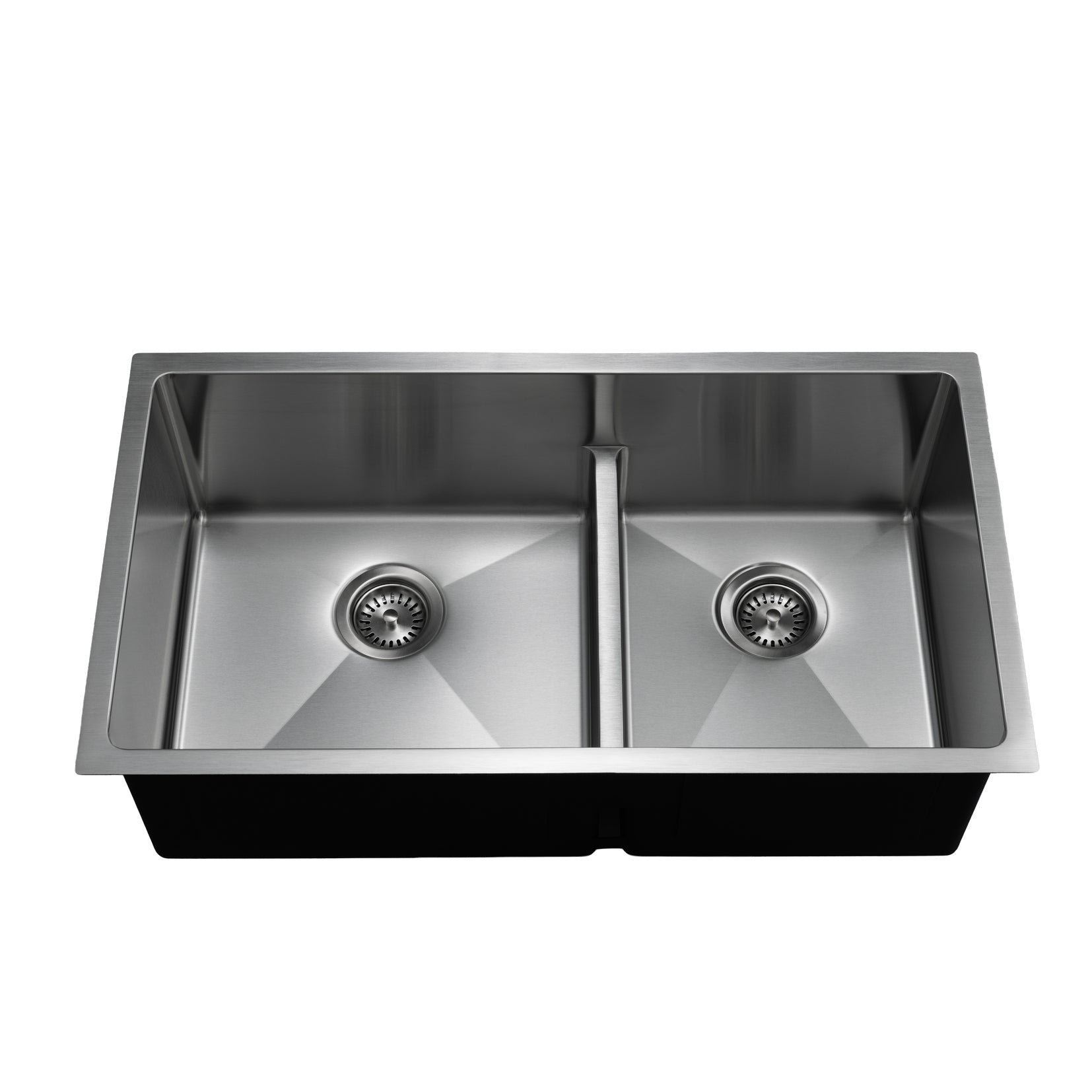 Master Chef - Orleans Half-Divide 15 G Stainless Steel Lower Divider Sink - RADIAL CORNERS 2