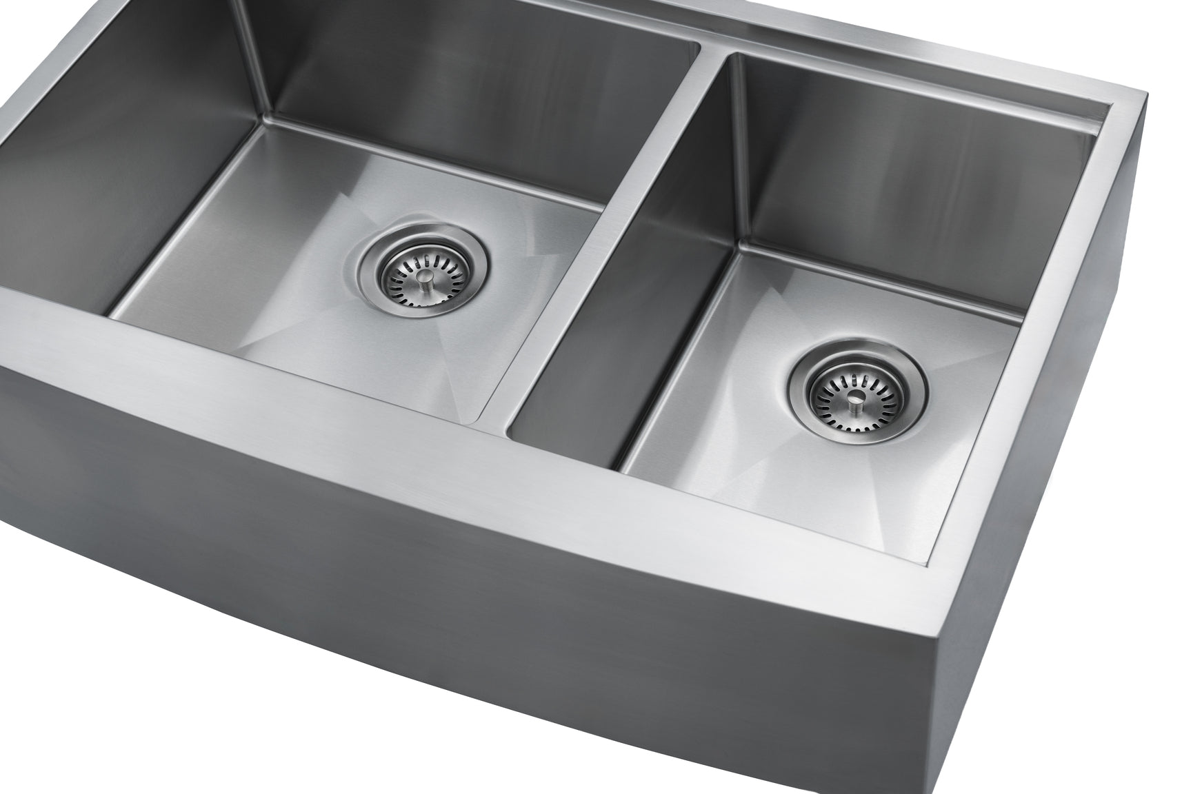 Master Chef-Pisa 33 6040 Flat 6" RETRO Apron Workstation Sink, 33x22x10 4